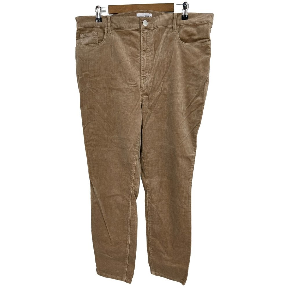 Loft High Waist Skinny Corduroy Pants Size 34 (18)